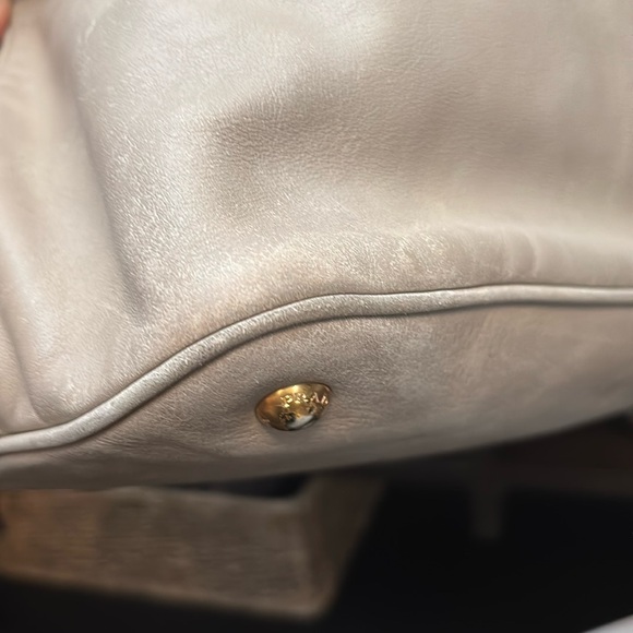 Prada Beige Leather Tote - Picture 6 of 15